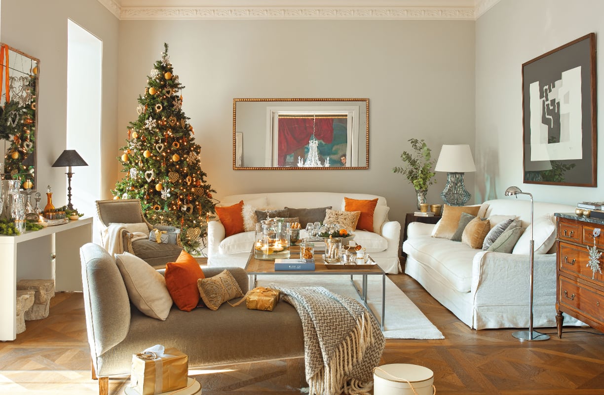 La elección de la decoración navideña según tus muebles