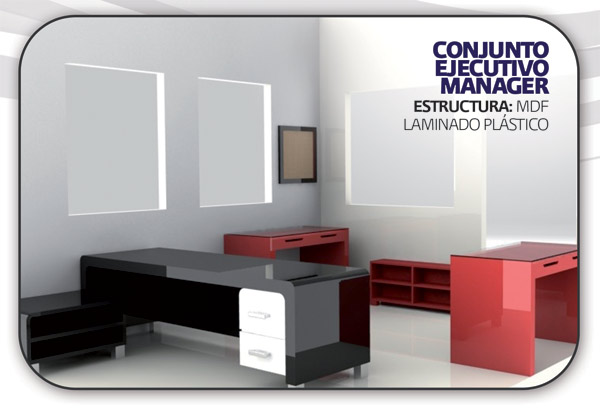 Librero semiejecutivo Manager
