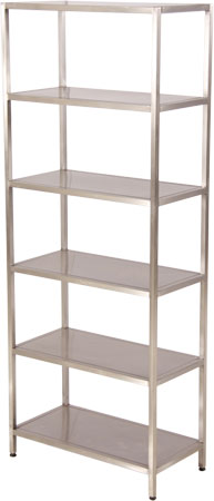 Estante inoxidable con 6 entrepaños