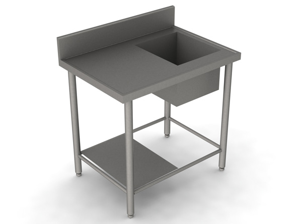 Mesa de trabajo con tarja